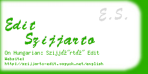 edit szijjarto business card